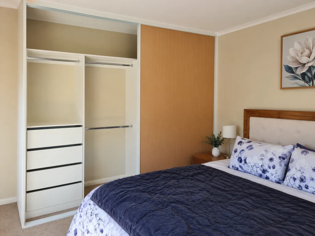 reach-in wardrobes